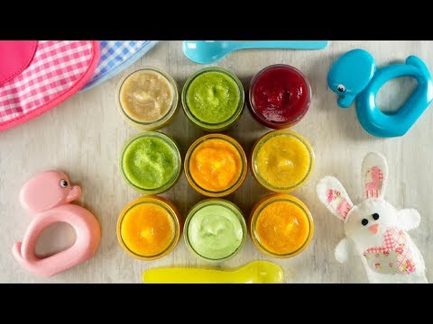 9 papillas caseras para bebés