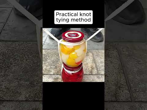 Practical knot tying method#lfie #lifetips #lifehacks