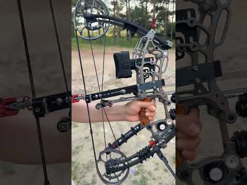 Compound bow with steelballs cartridge🎯🎯🎯 #compoundbow #cartridge #archeryaccessories #archerygame