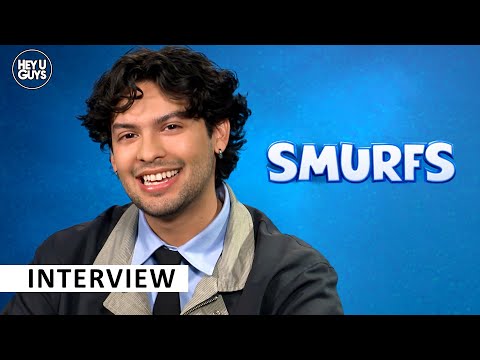 Xolo Maridueña on Brainy Smurf, Mushrooms & Mic Mayhem | Smurfs 2025 Interview