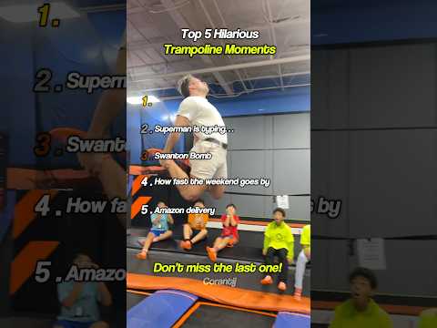 Top 5 Hilarious Trampoline Moments #shorts