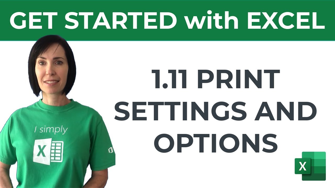 Excel for Beginners - Print Settings and Options - My Online Training Hub
