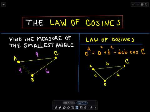 ❖ The Law of Cosines - SSS Example ❖