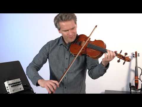 EBS StanleyClarke Acoustic Preamp on violin with Mads Tolling