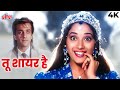 Alka Yagnik  Tu Shayar Hain Main Teri Shayari 4K Video  Madhuri Dixit  Nadeem Shravan Songs