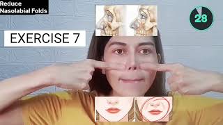 Daily Exercise for Nasolabial Folds #smilelines #faceexercise #faceyoga