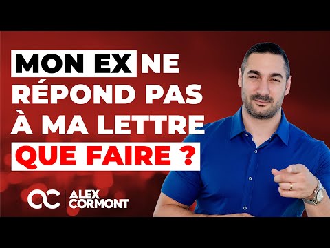 Mon ex ne répond pas à ma lettre : Que faire ?