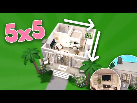 Building a 5x5 HOUSE in BLOXBURG!!