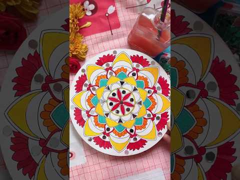 Mandala Mirror Art🪷🪞#diy #mandala #art #aesthetic #short #ytshorts #fypシ #shortvideo #shortsfeed
