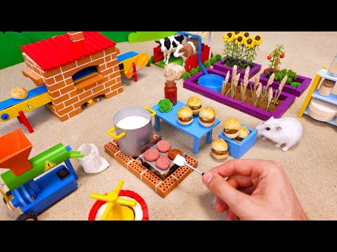 Forget HAMSTER MAZE! This mini DIY factory building with Major Hamster is way better!