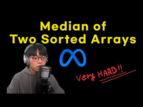 Median of Two Sorted Arrays | Leetcode 4 | 난이도 Hard | 메타 기출 문제