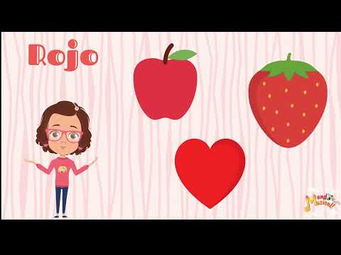 Canción de los colores primarios. Música divertida para aprender