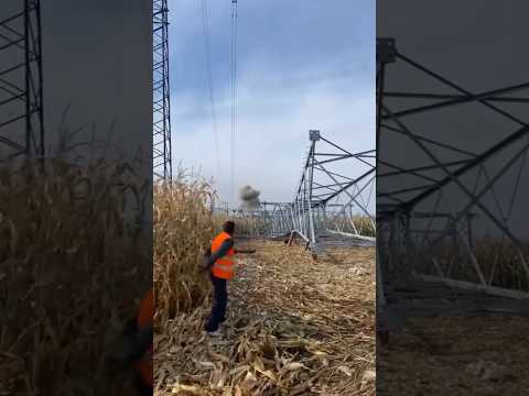 ⚡️ Момент удара дрона по объекту в Шостке попал на видео