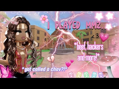 I PLAYED MM2...IT WAS INTERESTING.. *BEEF, HACKERS AND MORE* ⁉️