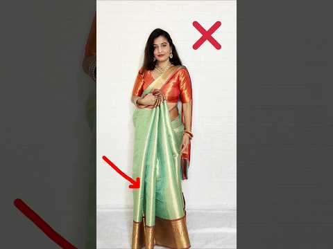 Banarasi saree Draping tutorial #saree #rekhamishra #sareedraping