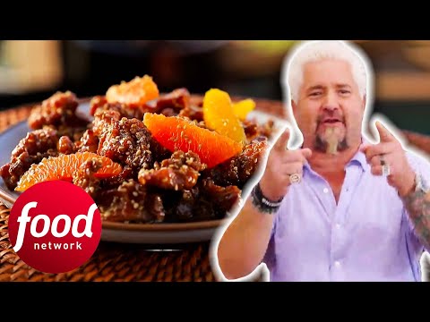 Guy Fieri Absolutely Loves This Mouthwatering Orange Kitchen | Guy's Ranch Kitchen