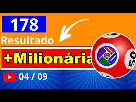 Mais milionaria 0178 - Resultado da mais Miluonaria Concurso 0178