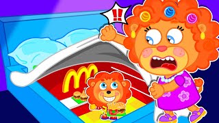 Aslan Yavrusu | Odadaki Gizli Fast Food | Çocuklar için çizgi film