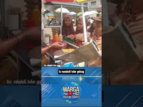 B0cil ini beli telur gulung pakai sendok sampah #warga62
