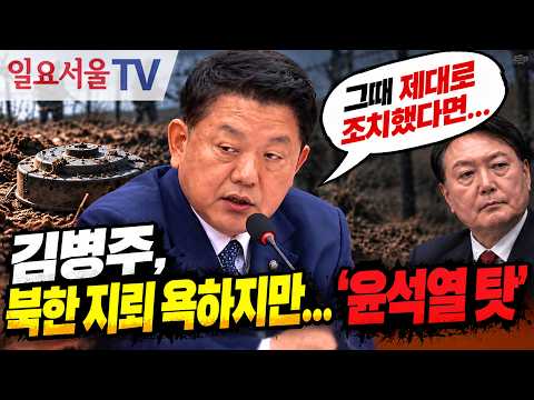 김병주, 북한 지뢰 욕하지만... '윤석열 탓'