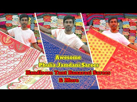 Best Phulia Sarees | Jamdani, Handloom Tant Banarasi, Cotton Silk, Pure Tant Tangail Sarees And More