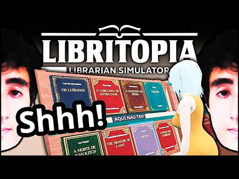 Abrimos uma BIBLIOTECA... Shhhhh 📚 Libritopia (Com Amigões) 📚 #1