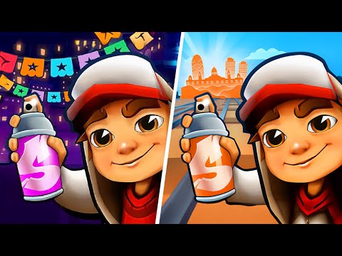 Subway Surfers Mexico (2025) VS Subway Surfers Barcelona (2025), Subway Surfers New Update