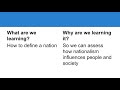 Understanding Nations and National Identity