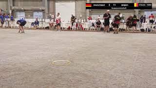 EM 2026 Runde 5 Doublette Mixt Deutschland : Belgien