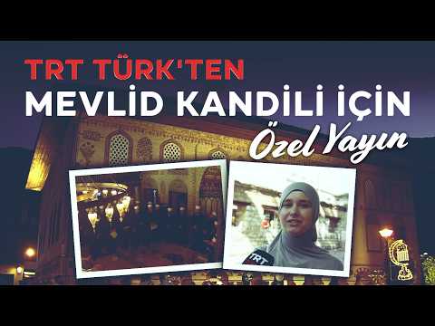 TRT Türk Travnik kentindeki Alaca Camii'nden özel yayın yaptı