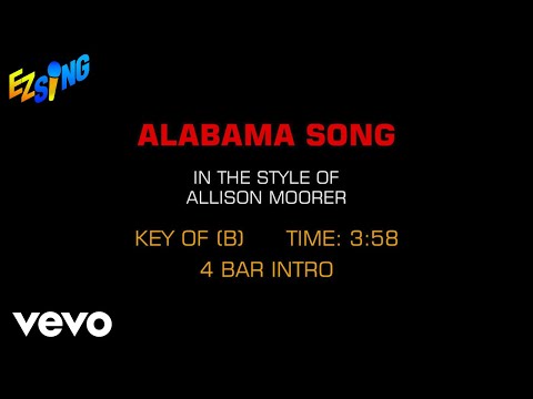 Allison Moorer – Alabama Song (Karaoke EZ Sing)