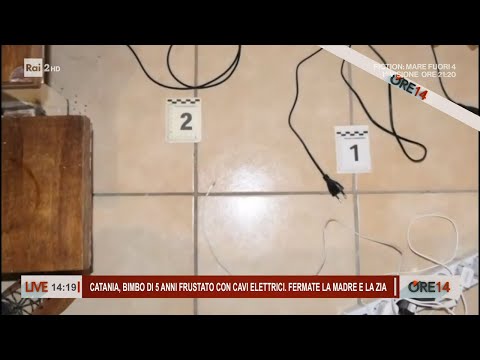 Catania, bimbo frustato con cavi elettrici: fermate madre e zia - Ore 14 del 21/02/2024