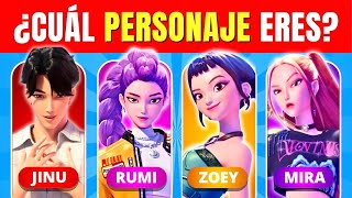 TEST 😳 Descubre cuál PERSONAJE de GUERRERAS K-POP eres 💅 | Test de personalidad Kpop Demon Hunters