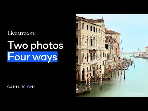 Capture One 22 Livestream: Webinar | Two photos, Four ways