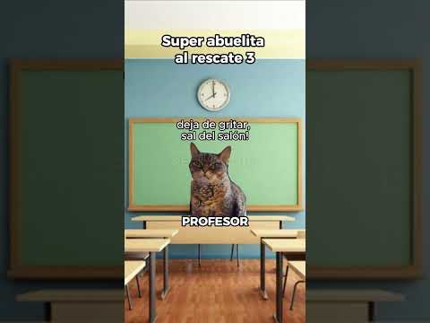 Super abuelita al rescate 3 (meme de gatos)