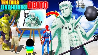 GTA 5 | GTA5 BUT WHATEVER TEN TAILS JINCHURIKI OBITO SHINCHAN FRANKLIN CHOP DRAWS COMES TO REAL LIFE