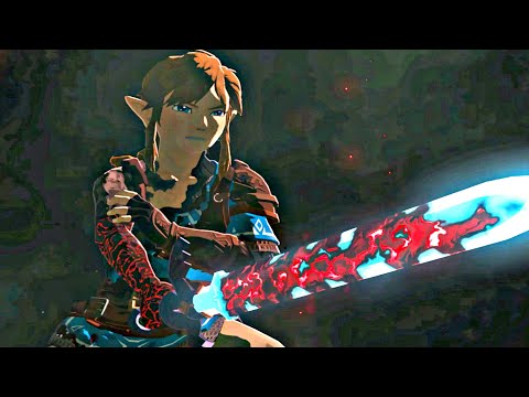 Zelda Tears of The Kingdom - Link Loses His Arm Vs Demon King Scene (2023) 4K ULTRA HD