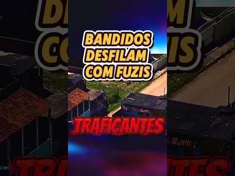 TRAFICANTES com FUZIL de novo nas ruas do RIO! 😡🔫#noticias