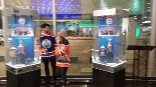 Edmonton Oilers Hall of Fame press room 