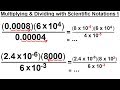 Scientific Notation and Basic Operations
