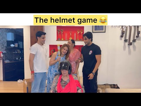 Nani ko diya pat se head shot😂 the helmet game 😂