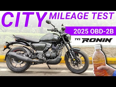 Tvs Ronin 2025 New Model Mileage Test ⛽| Tvs Ronin Mileage Test 2025| Tvs Ronin Mileage Test in City