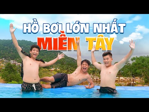 Ngáo TV | Đại Náo Hồ Bơi Lớn Nhất Miền Tây Ở Núi Cấm An Giang