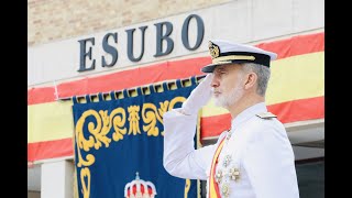 S.M. el Rey preside la entrega de Reales Despachos de Empleo en la Escuela de Suboficiales de la Armada