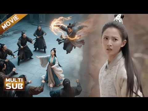 电影｜⚔️美女被陷害成殺人兇手，被眾高手圍殺之際，小夥出手相救，一掌擊飛眾人！👊 #功夫 | #KungFu