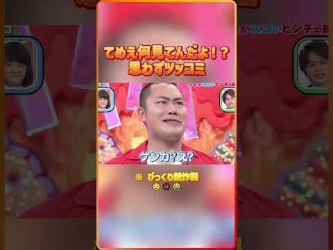 てめえ何見てんだよ！？思わずツッコミ（※ びっくり顔炸裂）😳💢😂