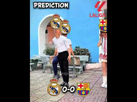 Real Madrid vs Barcelona La Liga Prediction #barcelona #realmadrid #spain #championsleague