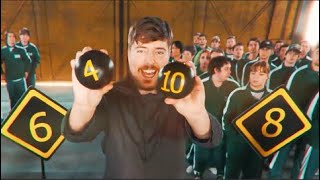 $456,000 MrBEAST Squid Game IN REAL life TAG OF WAR all eliminations