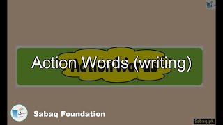 Action Words (writing)