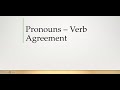 Subject-Verb Agreement in Grammar